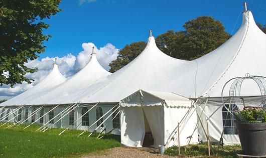 sleek white portable toilets for events, providing a reliable and functional option for those in need in Winton